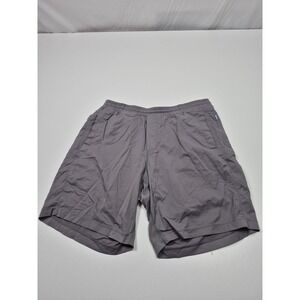 Birddogs Shorts Mens XL Gray Lined  Zip Pocket Athletic Running Gym
